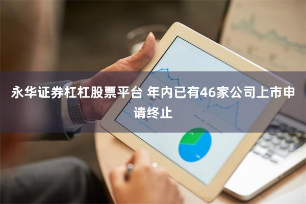 永华证券杠杠股票平台 年内已有46家公司上市申请终止