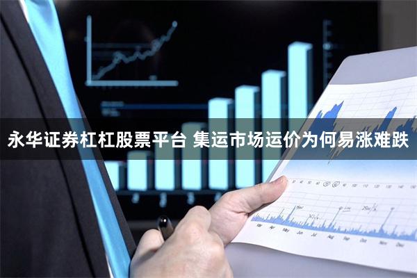永华证券杠杠股票平台 集运市场运价为何易涨难跌