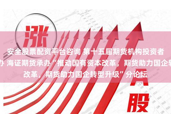 安全股票配资平台咨询 第十五届期货机构投资者大会在沪成功举办 海证期货承办“推动国有资本改革,期货助力国企转型升级”分论坛