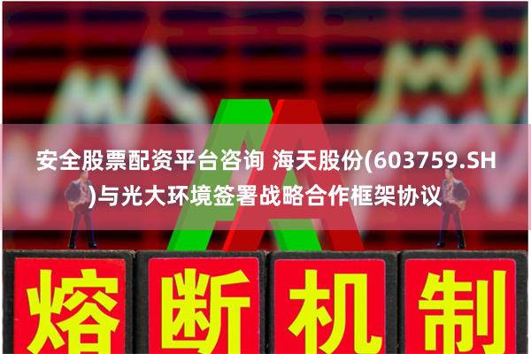 安全股票配资平台咨询 海天股份(603759.SH)与光大环境签署战略合作框架协议