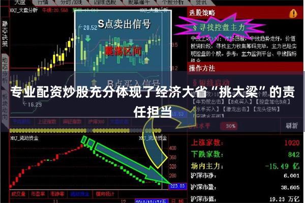 专业配资炒股充分体现了经济大省“挑大梁”的责任担当